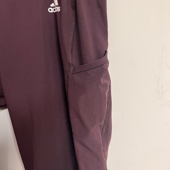 Adidas High-Waisted 7/8 Leggings - Picture 3 of 6